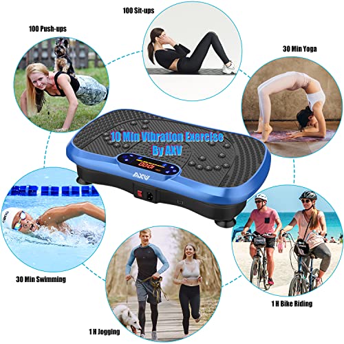 AXV Vibrating Health Platform - Full Physique Shaker Machine for Lymphatic Drainage and Weight Loss Exercise