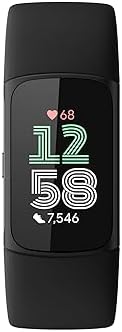 Fitbit Cost 6 Health Tracker with Google Apps, Coronary heart Charge Monitoring for Train Tools, Contains 6-Month Premium Membership, GPS, Well being Instruments, and Extra, Obsidian/Black,...