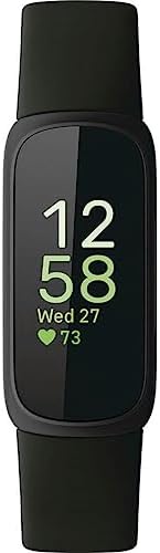 Fitbit Encourage 3 Well being & Health Tracker: Stress Administration, Exercise Depth, Sleep Monitoring, 24/7 Coronary heart Fee, and Extra, Midnight Zen/Black, One Dimension (Contains S & L Bands)