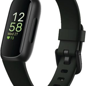 Fitbit Encourage 3 Well being & Health Tracker: Stress Administration, Exercise Depth, Sleep Monitoring, 24/7 Coronary heart Fee, and Extra, Midnight Zen/Black, One Dimension (Contains S & L Bands)